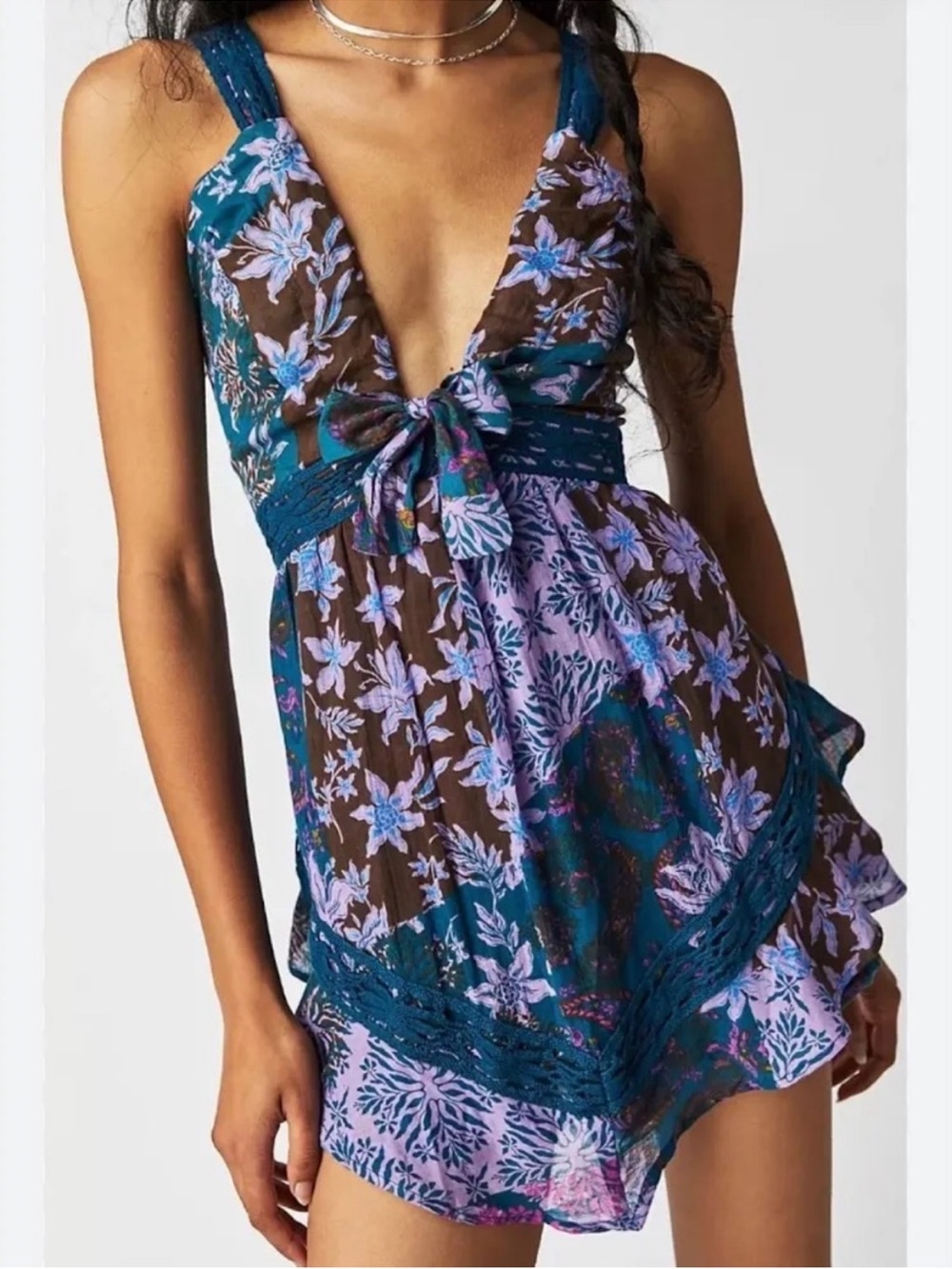 Free People Bali Oletta Floral Romper